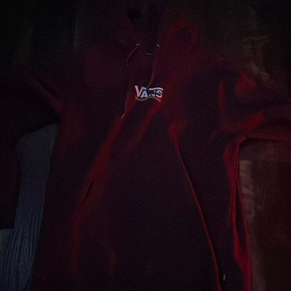maroon vans hoodie
